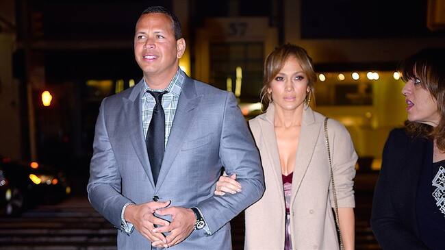 Jennifer Lopez y Alex Rodriguez. Foto: Getty Images