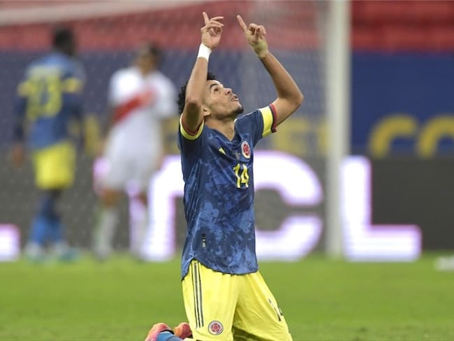 Luis Díaz, jugador de la Selección Colombia en la Copa América 2021. Foto: Pedro Vilela/Getty Images