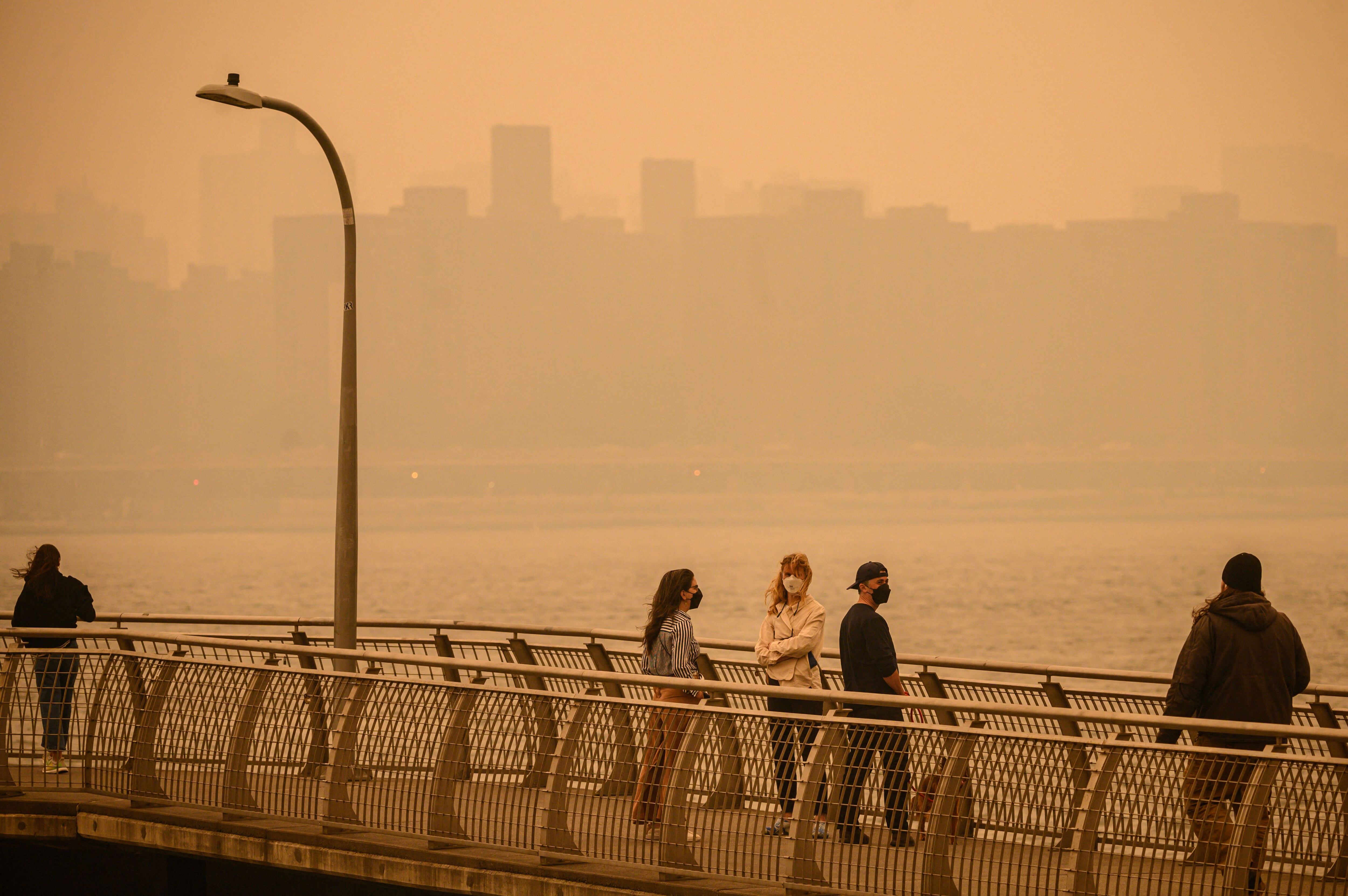 Incendios forestales canadienses. Foto: ED JONES/AFP vía Getty Images