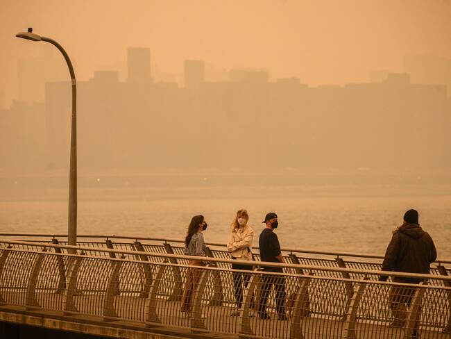 Incendios forestales canadienses. Foto: ED JONES/AFP vía Getty Images