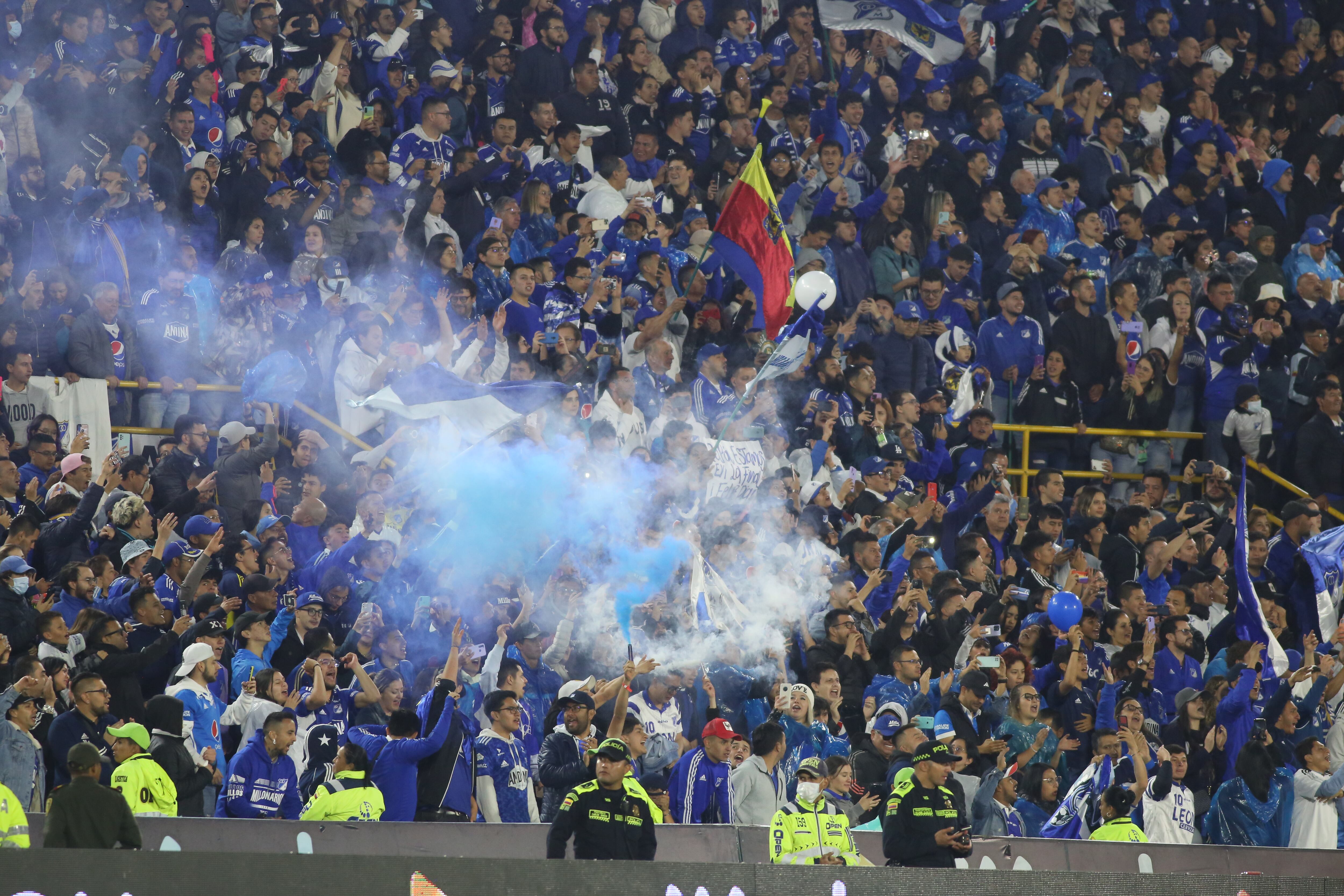 Hichas Millonarios FC. Foto archivo Daniel Garzón Herazo/Getty Images