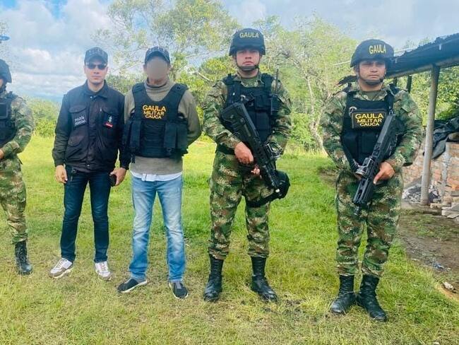 Ya se encuentra en libertad el ciudadano ecuatoriano. Crédito: Ejército Nacional.