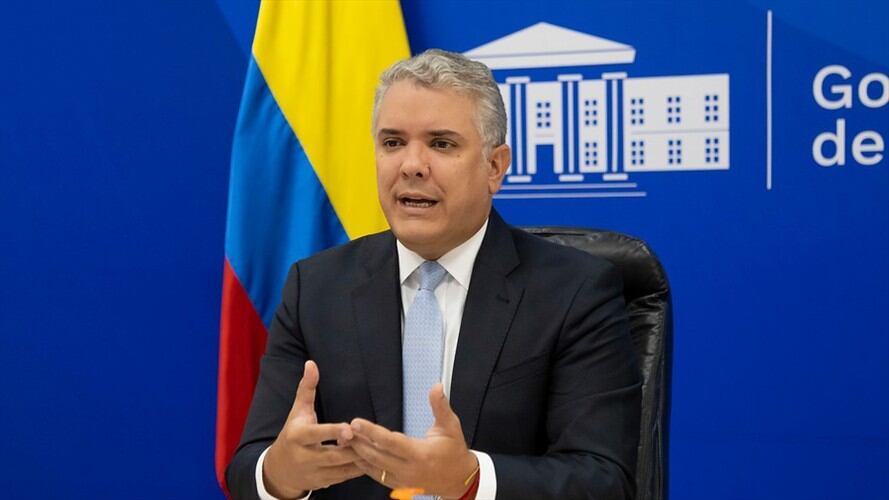 El presidente Iván Duque alertó sobre la desigualdad en la vacunación en Latinoamérica. Foto: Colprensa / PRESIDENCIA