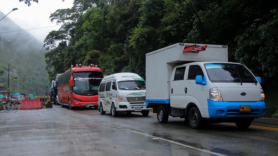 Vía Bogotá – Villavicencio. Foto: Colprensa