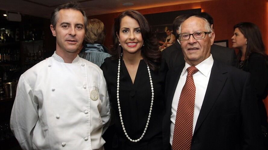 Falleció el reconocido chef Saturnino Pajares. En la foto de izq. a der. el chef Jose Augusto Pajares, Zuleima Pajares y Saturnino Pajares. Foto: Colprensa