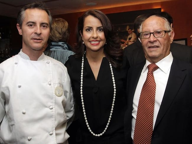 Falleció el reconocido chef Saturnino Pajares. En la foto de izq. a der. el chef Jose Augusto Pajares, Zuleima Pajares y Saturnino Pajares. Foto: Colprensa