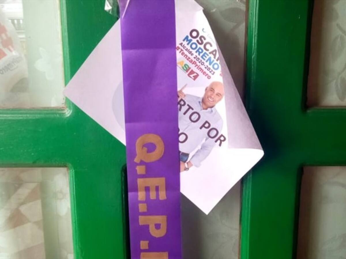 Seguimiento y acompañamiento a candidato en Tenza, Boyacá, anuncian autoridades