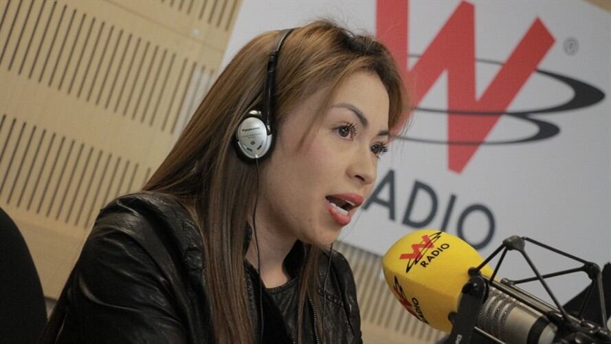 Daneidy Barrera, "Epa Colombia", en La W. Foto: La W con Vicky Dávila