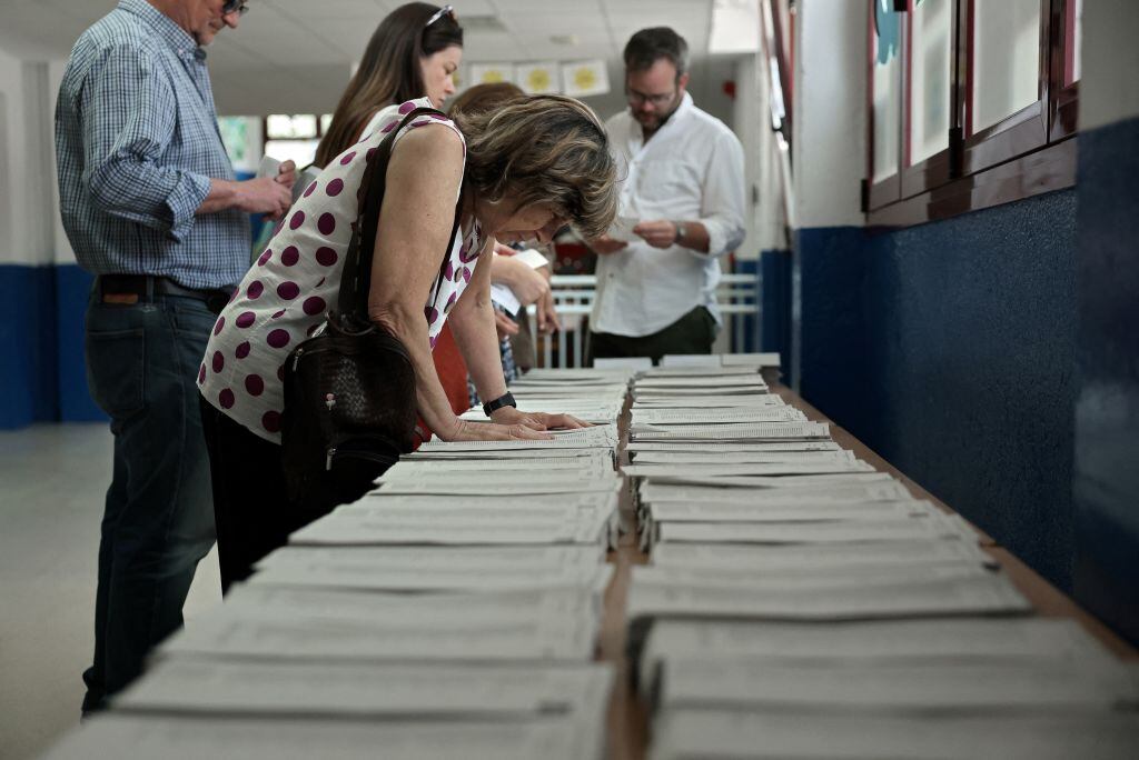 Elecciones en España sobre la Unión Europea. (Foto: THOMAS COEX/AFP via Getty Images)