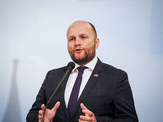 Jaroslav Nad, ministro de Defensa de Eslovaquia. Foto: Kay Nietfeld/picture alliance via Getty Images.