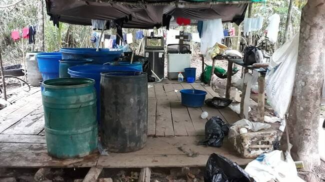 Esta estructura produciría cerca de 1.600 millones de pesos mensuales. Foto: Colprensa