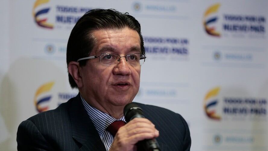 Ministro de Salud, Fernando Ruíz. Foto: Colprensa - Juan Páez