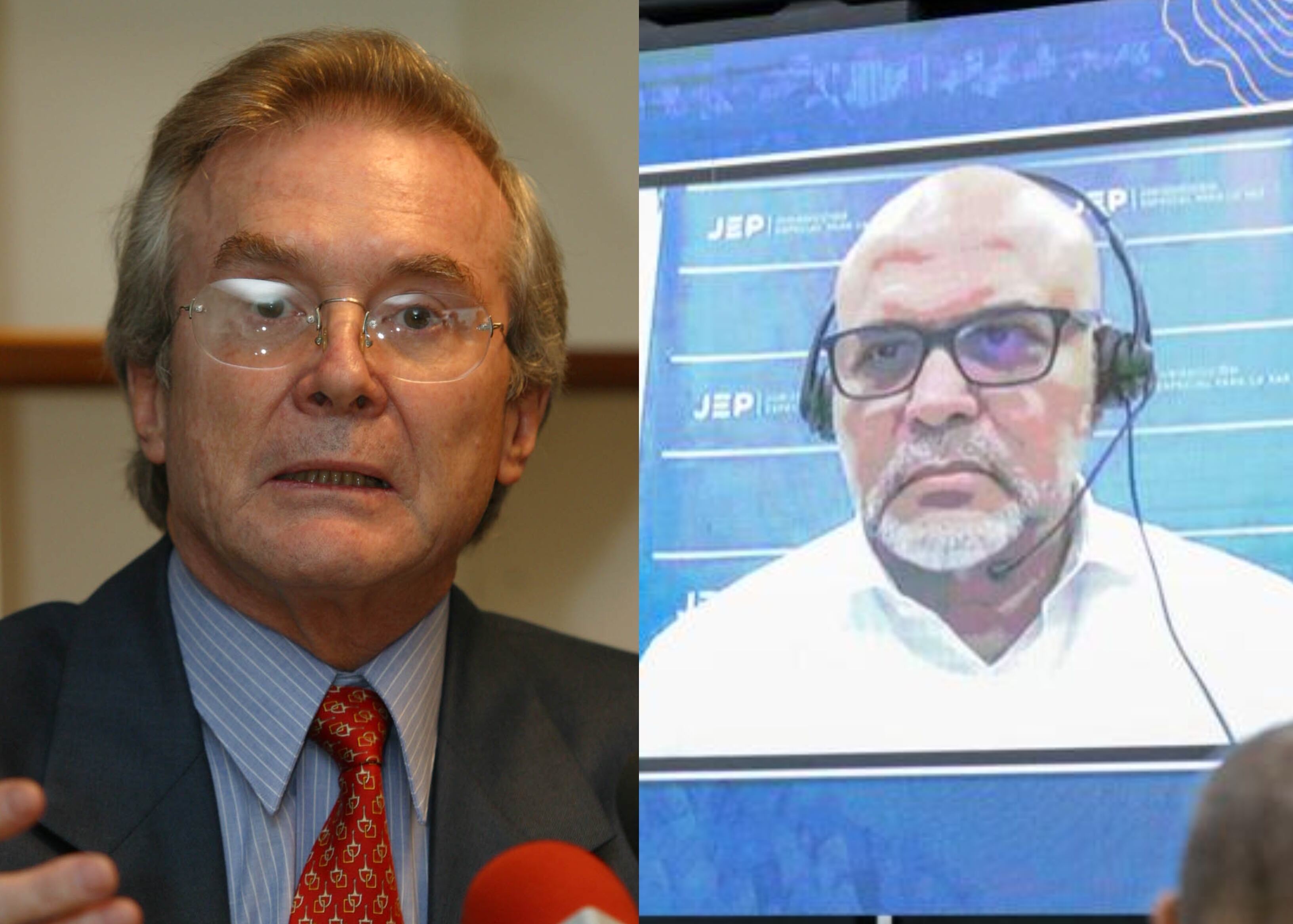 Pedro Juan Moreno y Mancuso | Fotos: Colprensa y Cortesía JEP