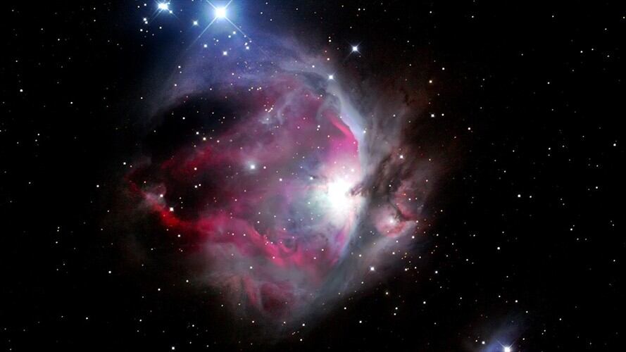 Nebulosa de Orión, a 1500 millones de años luz de la Tierra. Foto: Getty Images