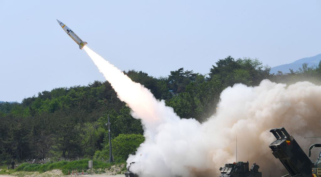 Misiles en Corea del Sur. (Photo by South Korean Defense Ministry via Getty Images)