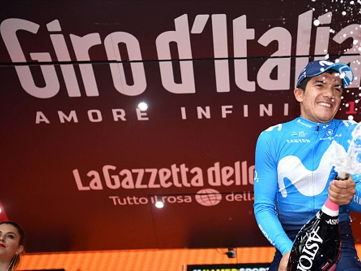 El Giro de Italia ha sido un triunfo muy trabajado para el equipo: Richard Carapaz