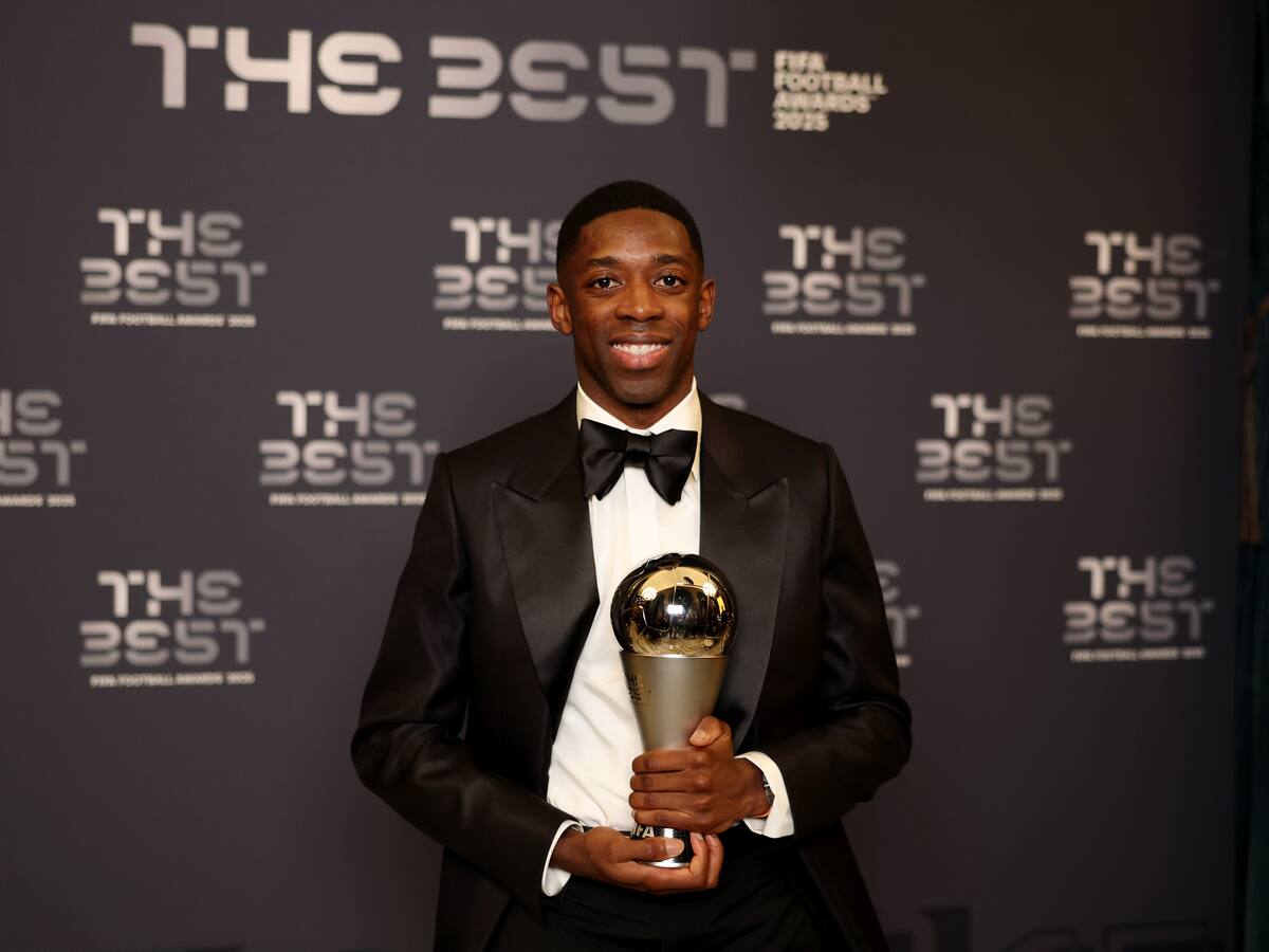 Ousmane Dembélé, premiado con el The Best al mejor jugador de 2025