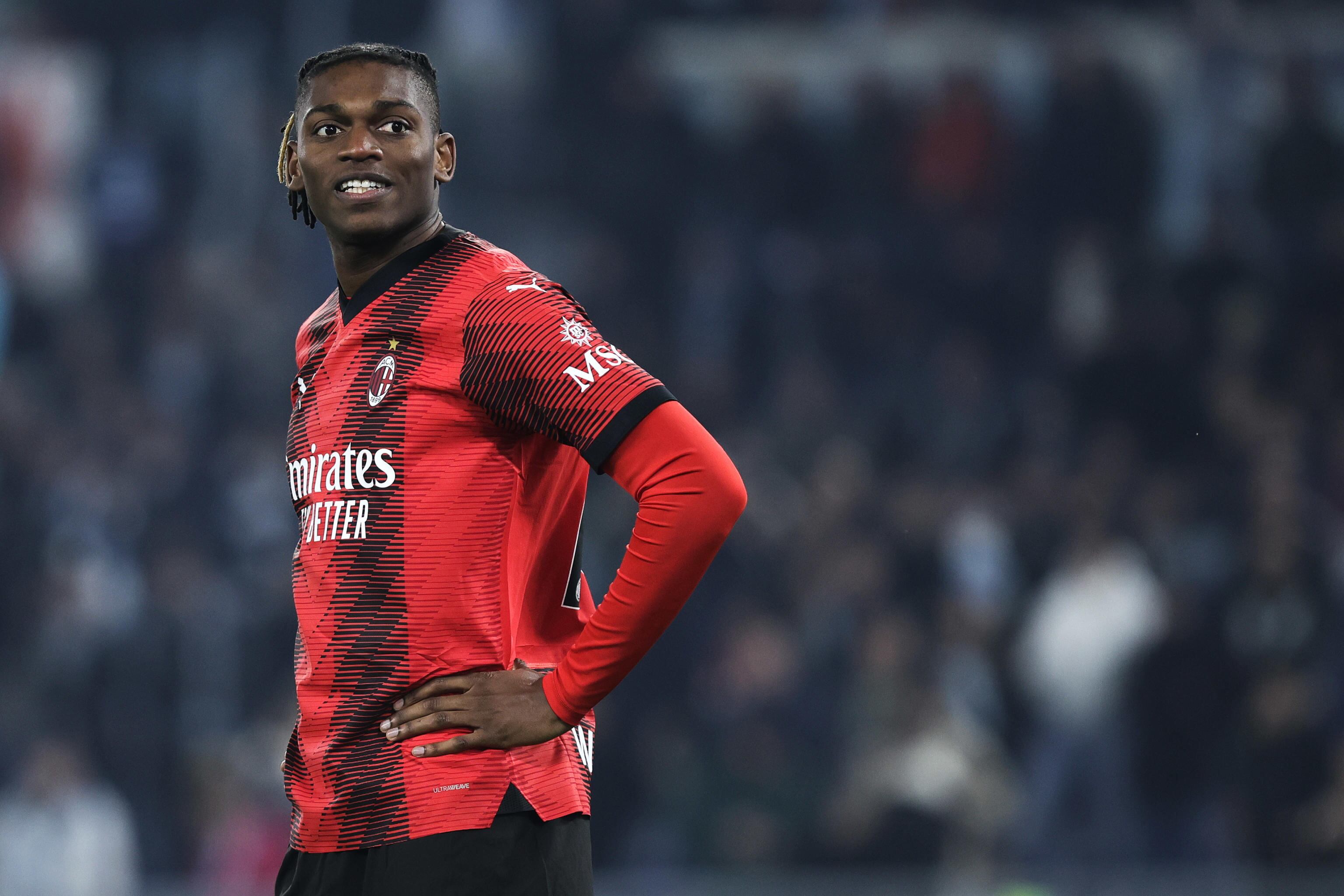 Rafael Leao, jugador del Milan. Foto: EFE/EPA/FEDERICO PROIETTI