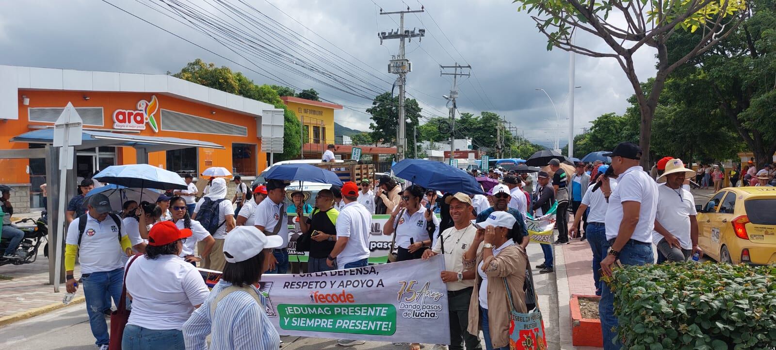 Sindicatos del Magdalena se suman al paro de Fecode/ Gissell Campo
