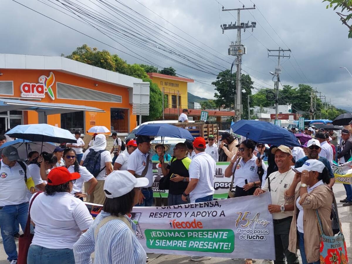 Sindicatos del Magdalena se suman al paro de Fecode