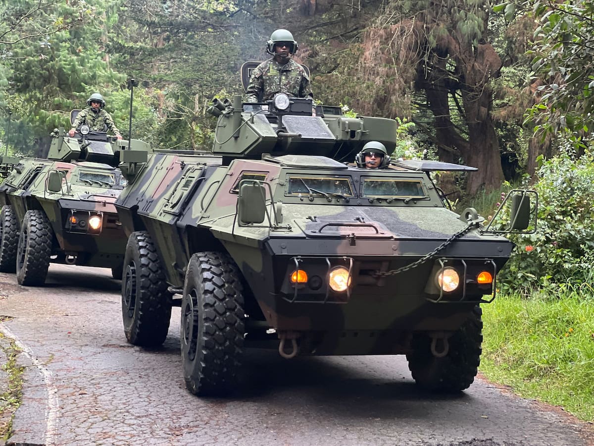 Blindado ASV del Ejército Nacional recorrerá las calles de Bogotá el 20 de julio