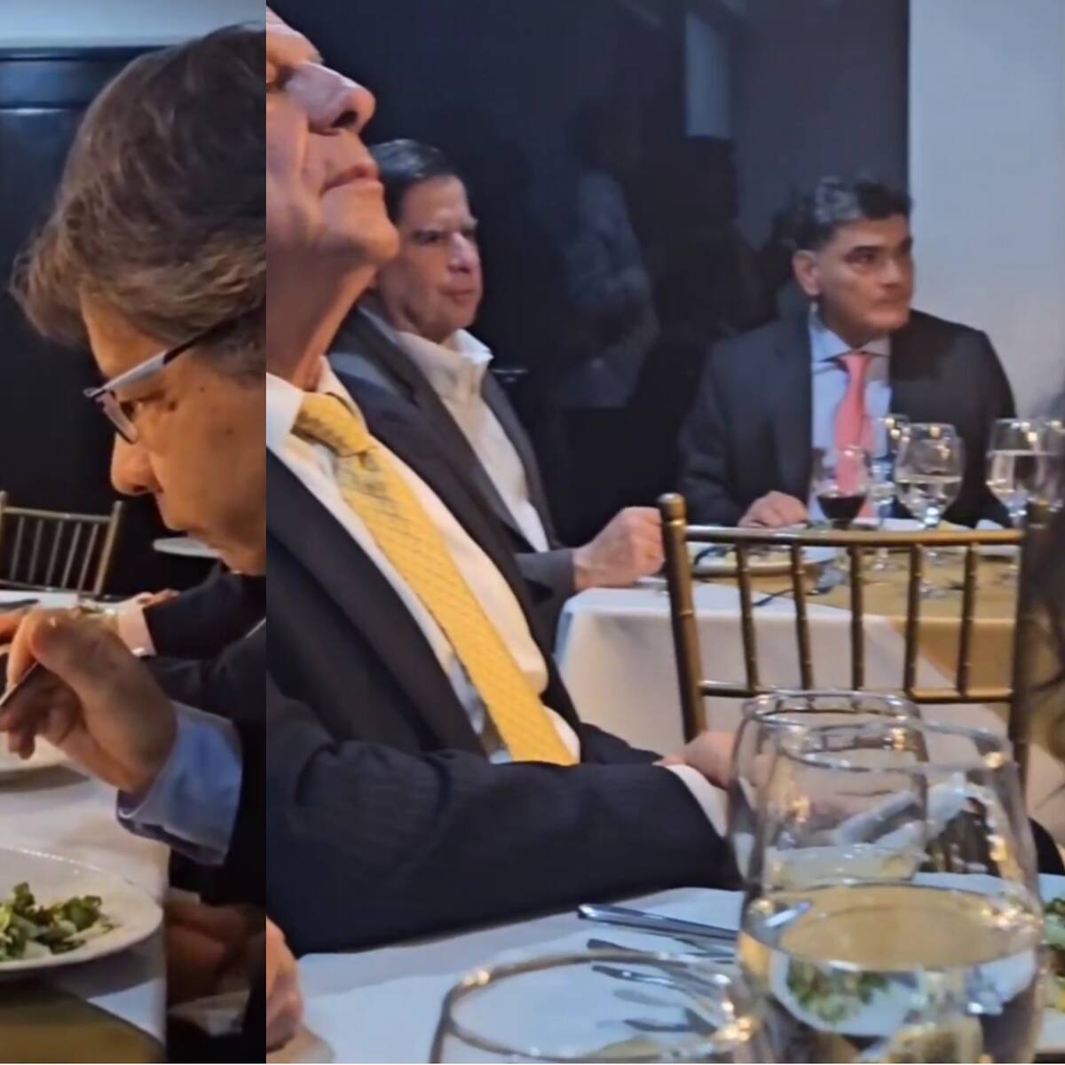 Cena navideña reunió al expresidente Santos, al ministro Cristo y otros políticos