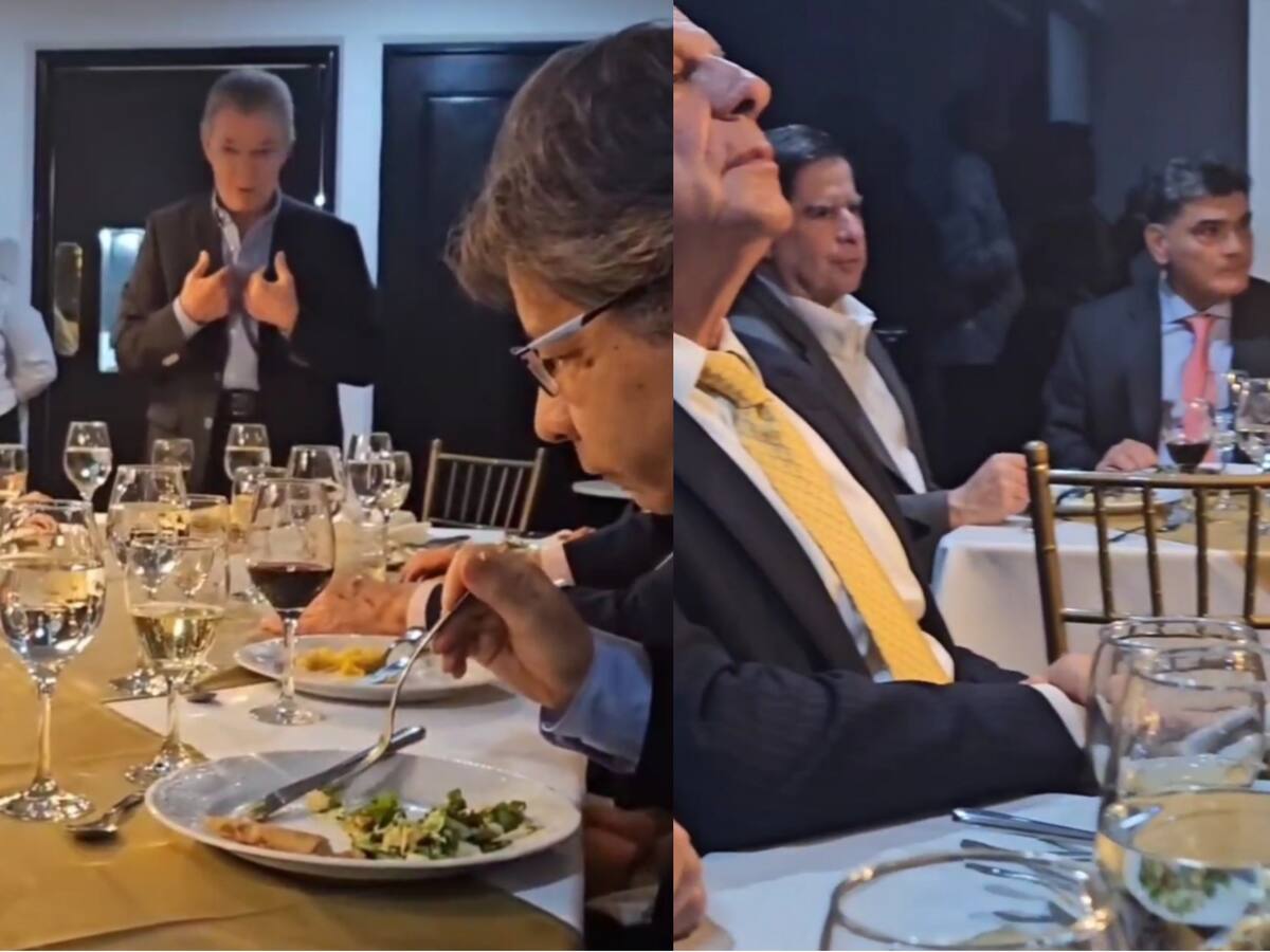 Cena navideña reunió al expresidente Santos, al ministro Cristo y otros políticos