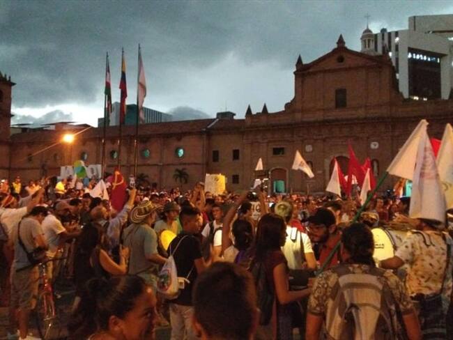 Caleños se unieron a marcha nacional en defensa de la JEP
