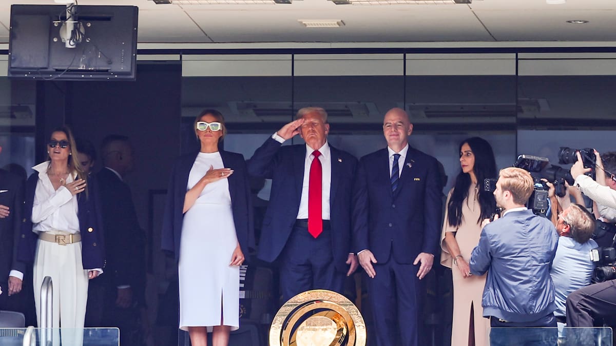 Trump preside la final del Mundial de Clubes junto a Infantino
