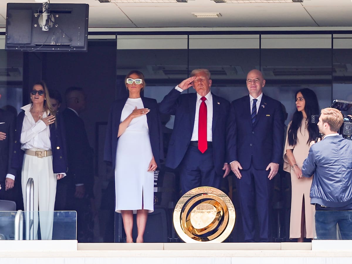 Trump preside la final del Mundial de Clubes junto a Infantino