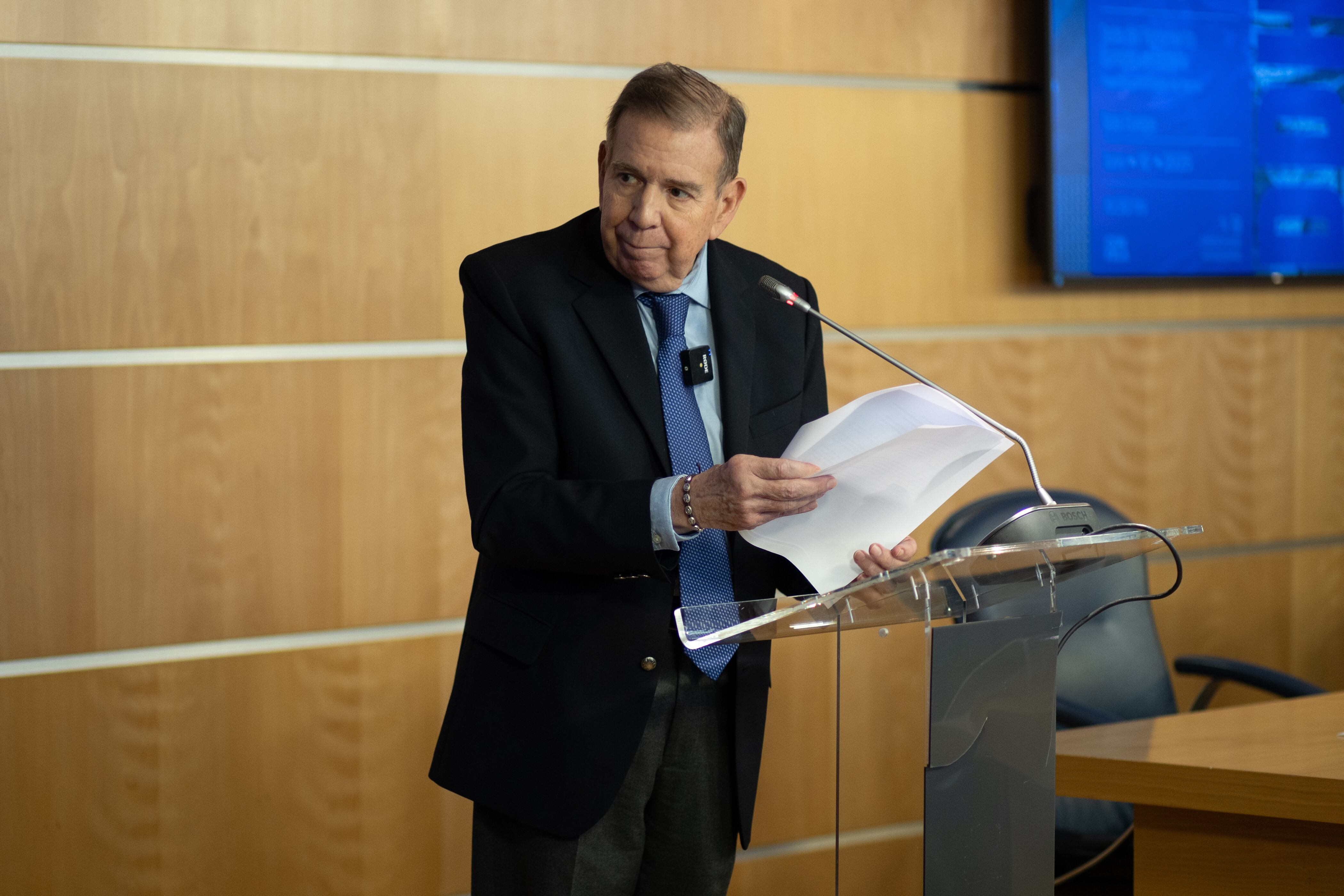 Edmundo González Urrutia. Foto: Alejandro Martinez Velez/Europa Press via Getty Images.
