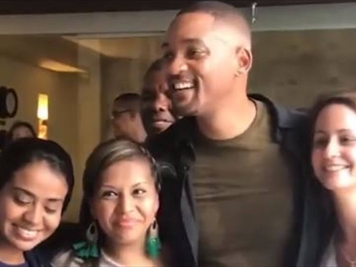 ¡Colombia, estoy aquí! Tremenda la energía de Will Smith en Cartagena