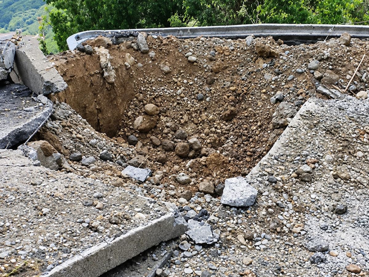 Detonación de explosivos en una alcantarilla destruyó parcialmente una vía en Suárez, Cauca