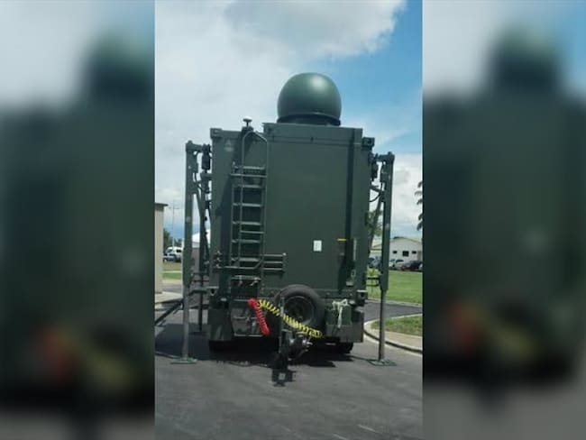 Se estrena primer radar de defensa aéreo hecho en Colombia. Foto: Fuerza Aérea Colombiana