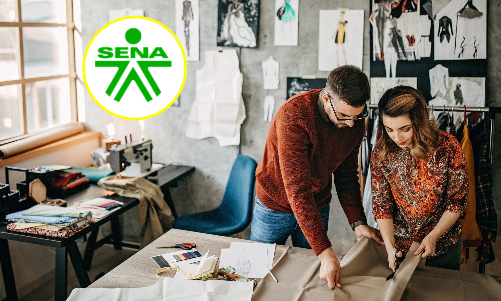 Moda y Sena. Foto: Getty Images y portal ofcicila del Sena.