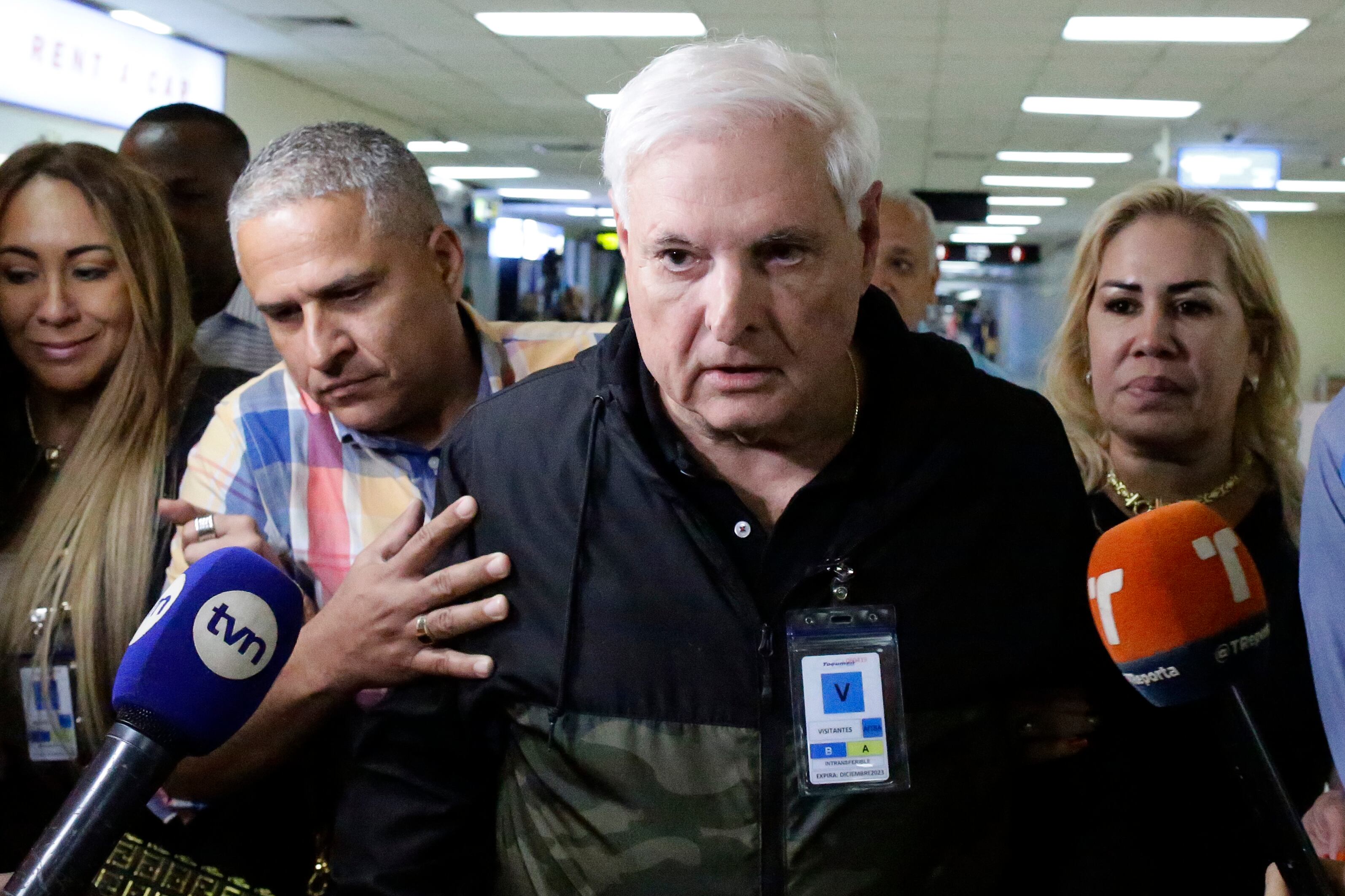 Detención del expresidente panameño Martinelli. Foto: EFE/ Bienvenido Velasco
