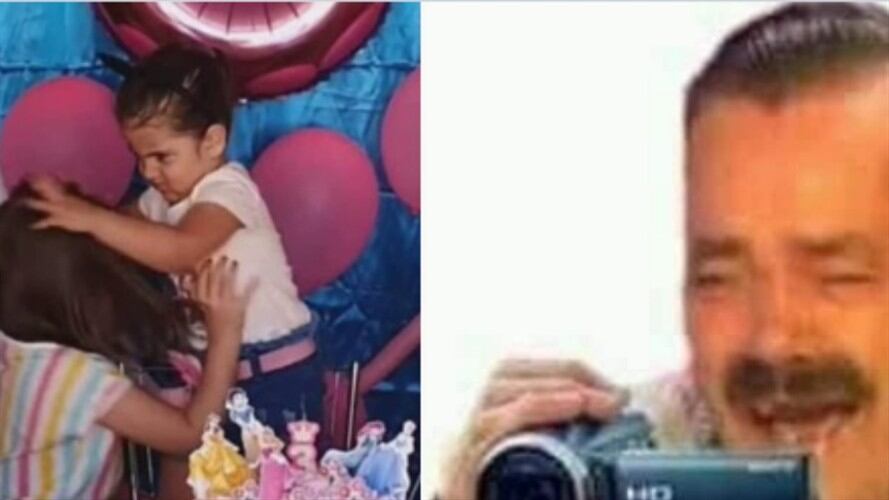 Los mejores memes del gracioso video de maldadosa niña que sopló las velitas de su hermana . Foto: Tomada de Twitter: @Cocaainero