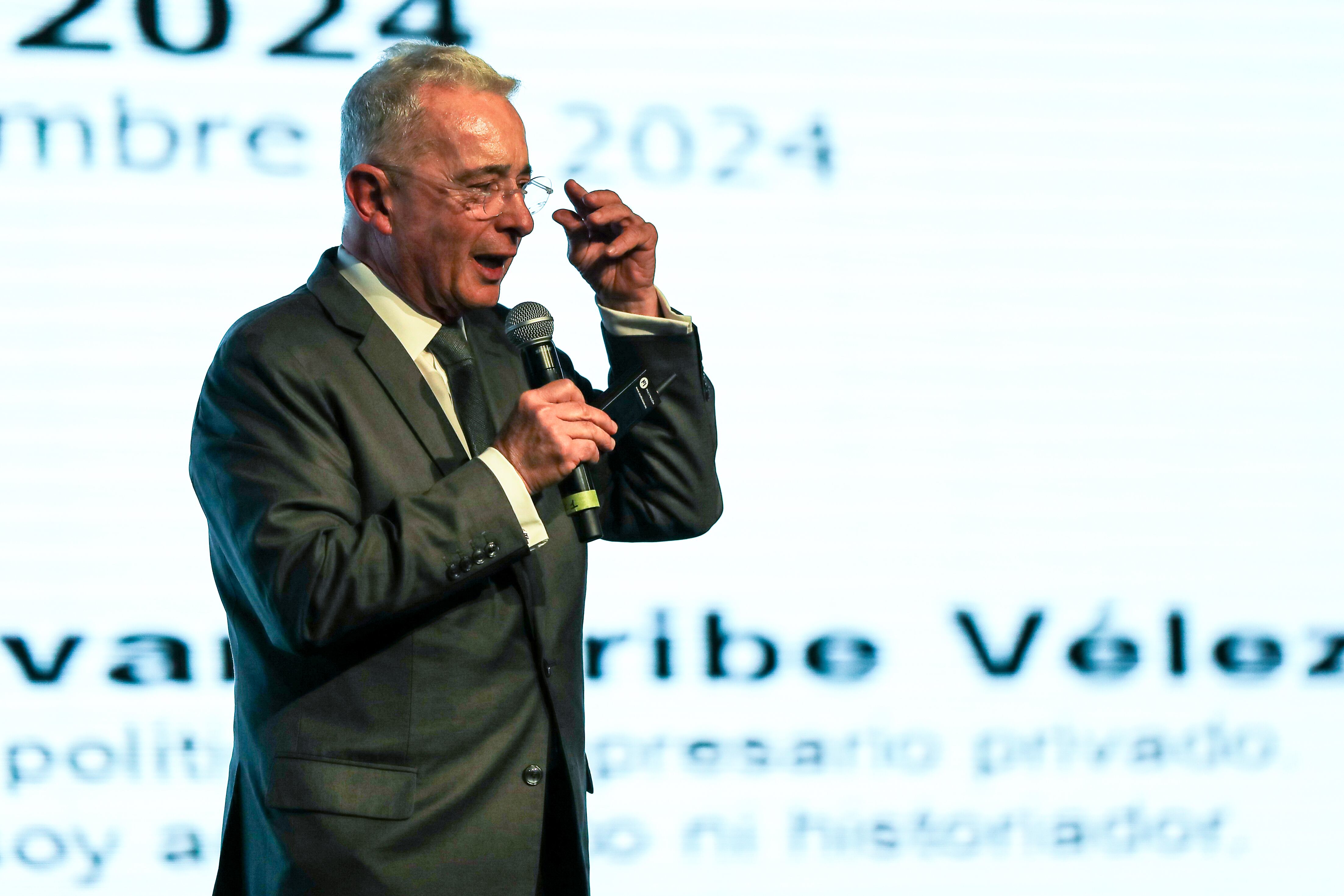 El expresidente de Colombia Álvaro Uribe. EFE/ José Jácome