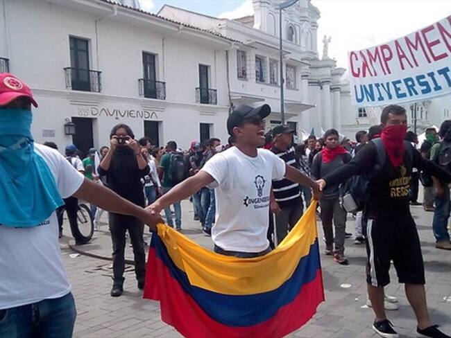 No hay los recursos que están exigiendo: Duque a estudiantes universitarios. Foto: Colprensa