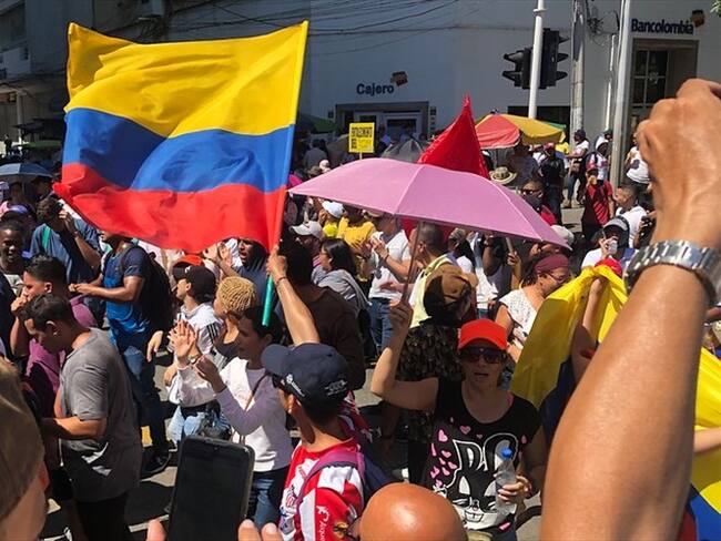 Las 104 peticiones del Comité Nacional del Paro para negociar con el Gobierno. Foto: Colprensa