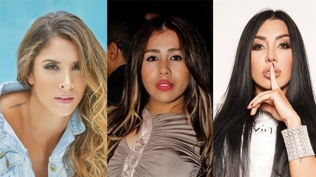 Daniela Ospina, Yina Calderón y Marcela Reyes se fueron juntas de fiesta. Foto: Colprensa