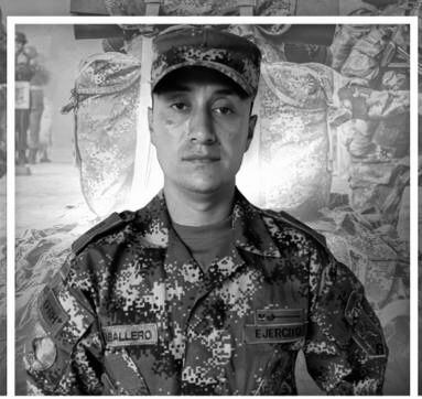 Soldado del Ejército Nacional Luis Orlando Caballero. Foto: Ejército