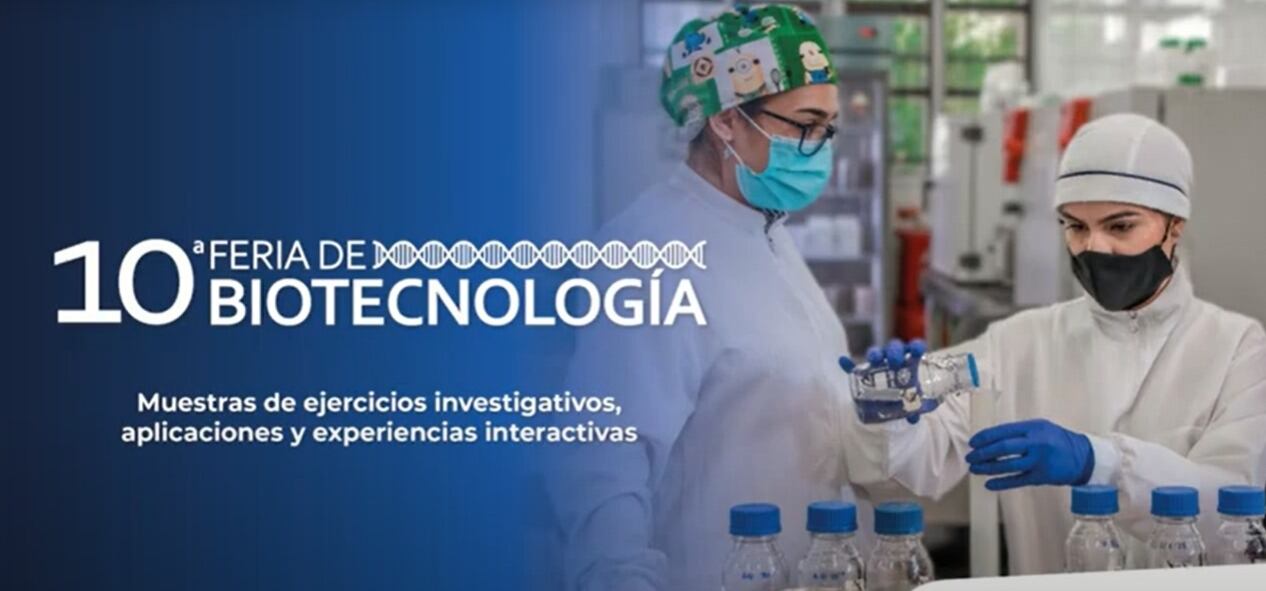 Reconocimiento a estudiantes destacados en la muestra biotecnológica de la 10ª Feria de Biotecnología.