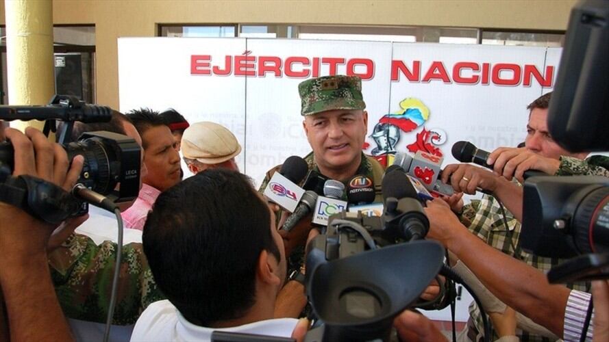 La JEP fijó las fechas a las que citó a versión voluntaria al actual director de la Defensa Civil, general (r) Miguel Ernesto Pérez Guarnizo, por ejecuciones extrajudiciales. Foto: Colprensa / EXTERNOS
