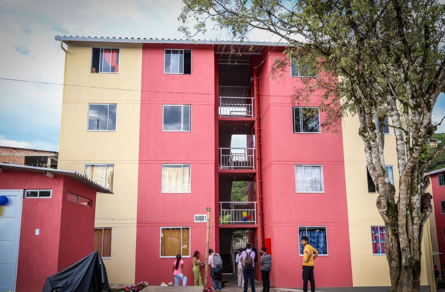 48 familias recibieron soluciones habitacionales. Crédito: Alcaldía de Rosas Cauca.