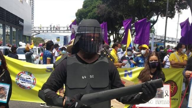 marcha paro Bucaramanga. Foto: suministrada.