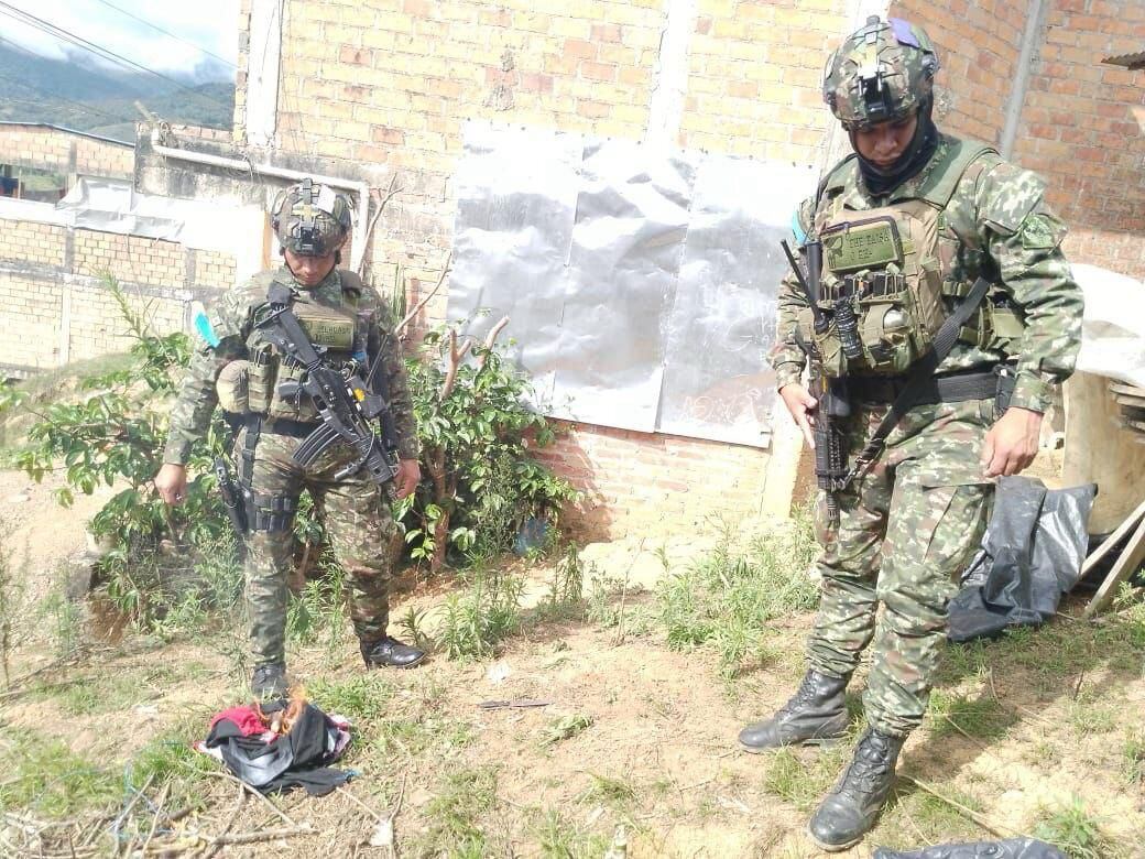 Ejército Nacional en El Plateado. Foto: Ejército Nacional