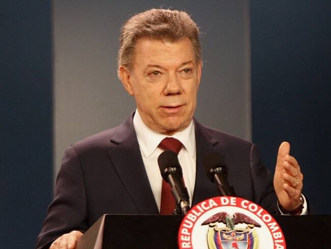 Juan Manuel Santos, presidente de Colombia. Foto: Colprensa