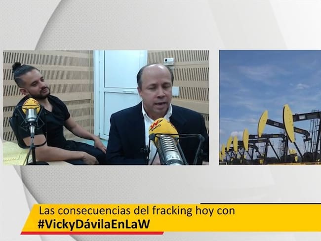 Expertos hablan en la W sobre fracking. Foto: La WCon Vicky Dávila