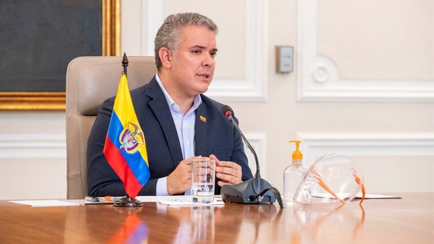 Quien determinará en qué momento se procede con tráfico aéreo será el Gobierno nacional: Duque. Foto: Presidencia